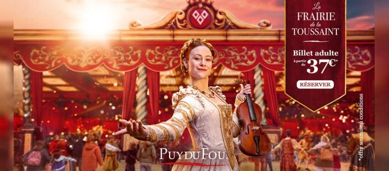 Spectacle éphémère au Puy du Fou (pendant le mois d’octobre)